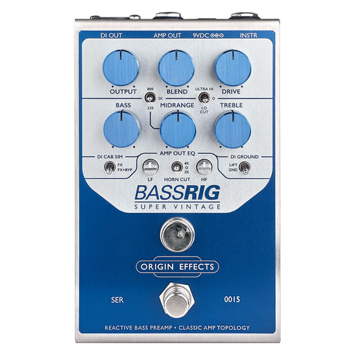 Origin Effects BassRIG Super Vintage Bass Preamp & Overdrive