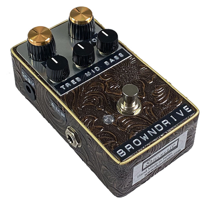 Shin’s Music Brown Drive Overdrive Pedal Custom Finish