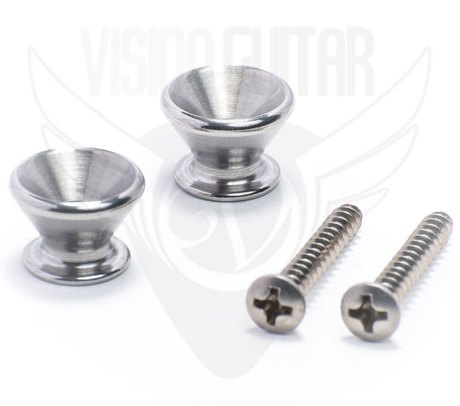 Callaham Stainless Steel Strap Buttons with (2) Stainless Steel Screws