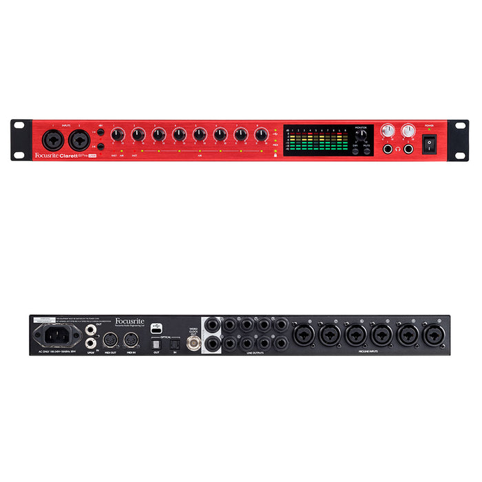 Focusrite Clarett 8Pre USB 18-in 20-out Professional Audio Interface