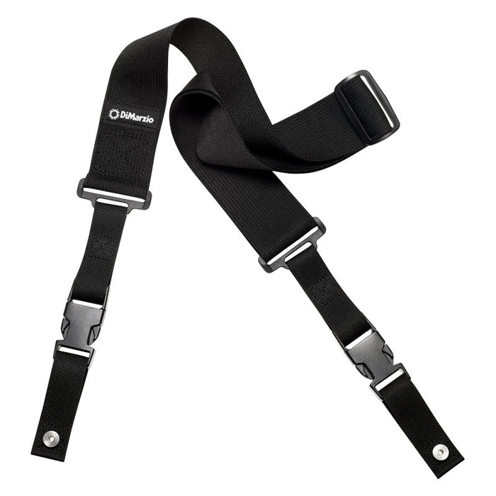 Dimarzio 2 Inch Nylon ClipLock Guitar Strap Black DD2200BK