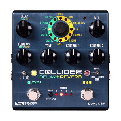 Source Audio Collider Delay + Reverb Pedal