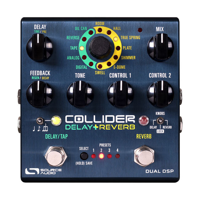 Source Audio Collider Delay + Reverb Pedal