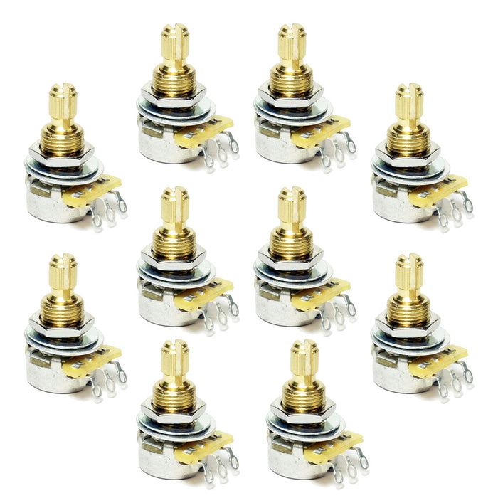 CTS 500k Audio MINI Potentiometers Volume Tone Pot (Bulk Lot of 10)