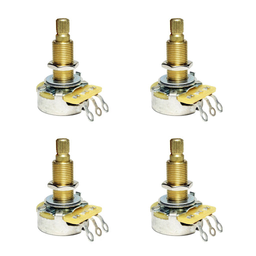 CTS 1% Matched Set of 4 True 500k Long Shaft 10% Tolerance Audio Taper Potentiometer