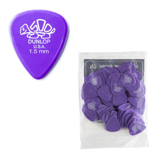 72-Pack Dunlop 41R1.5 Delrin 500 Guitar Picks Heavy 1.5mm
