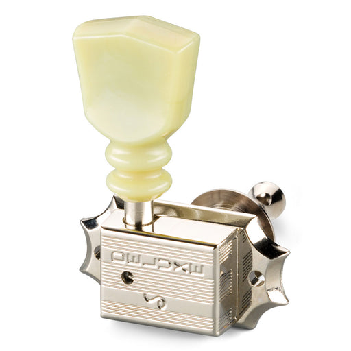 Schaller G-Series Vintage Deluxe Double Ring Tuners 10mm Nickel 10140123.17.36