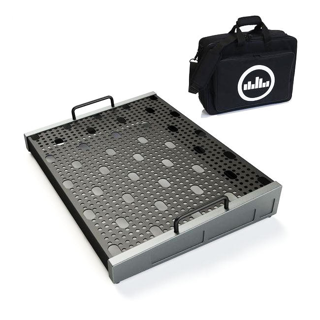 Temple Audio Design Duo 17 (17" x 12.5") Pedalboard w/Soft Case Gun Metal