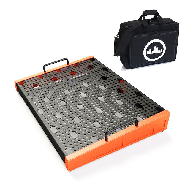 Temple Audio Design Duo 17 (17" x 12.5") Pedalboard w/Soft Case Temple Red