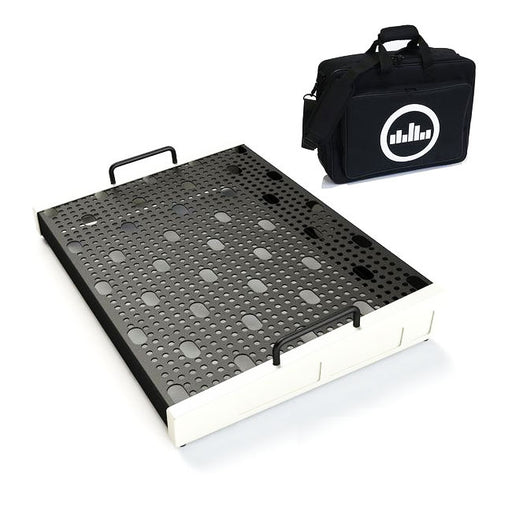 Temple Audio Design Duo 17 (17" x 12.5") Pedalboard w/Soft Case - Vintage White