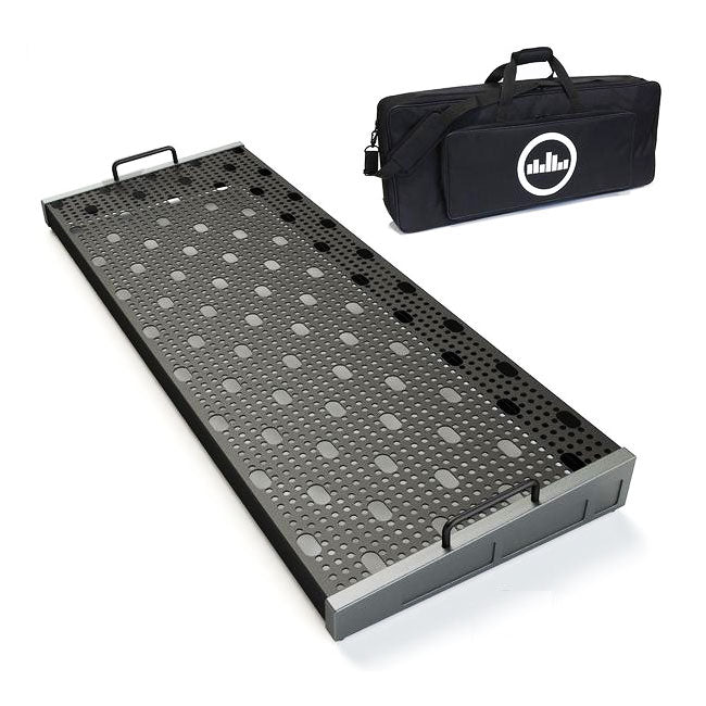 Temple Audio Design Duo 34 (34" x 12.5") Pedalboard w/Soft Case - Gun Metal