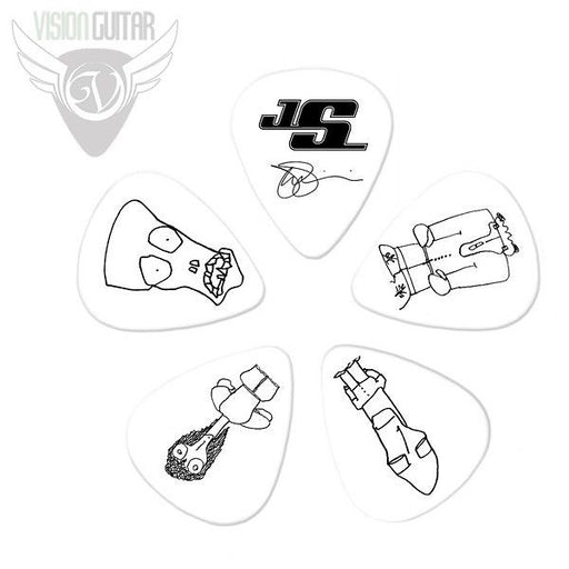 Planet Waves Joe Satriani Signature Guitar Picks - Medium Gauge .71mm - White