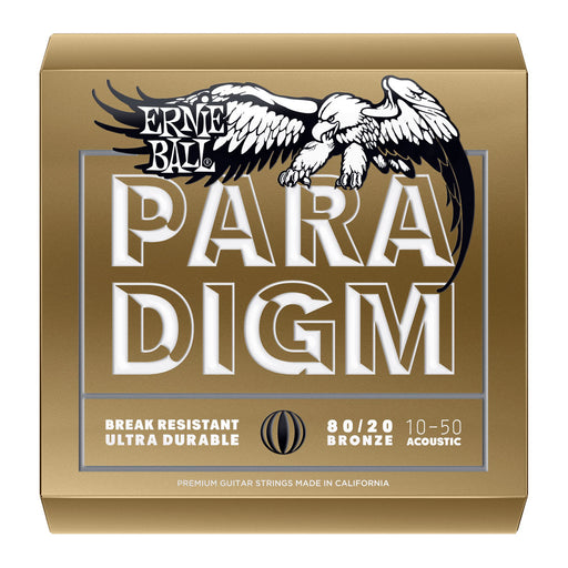 Ernie Ball 2090 Paradigm Light 80/20 Bronze Acoustic Guitar Strings (10-50)