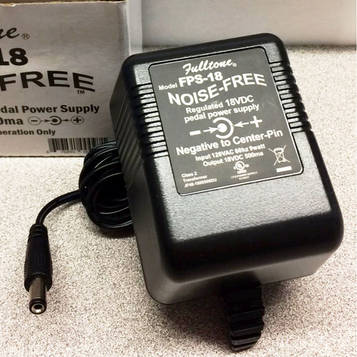Fulltone FPS-18 18-Volt USA Power Supply 120VAC 300mA