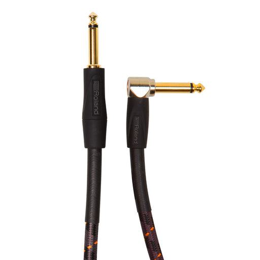 Roland RIC-G10A Gold Series 10' Instrument Cable Angled Plug