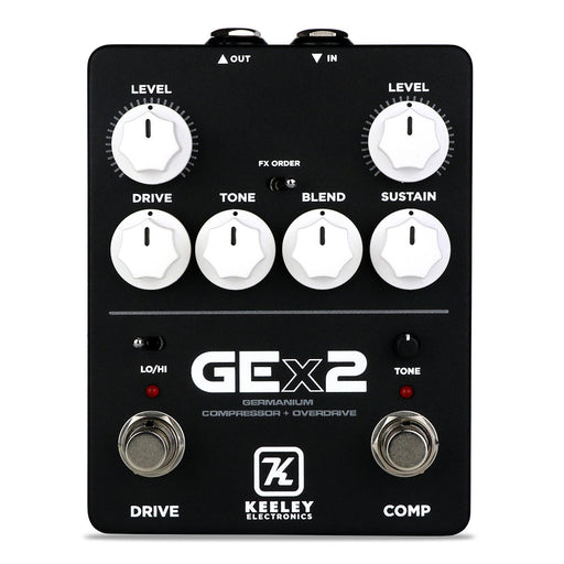 Keeley XIX Anniversary GEX2 Germanium Compressor + Germanium Overdrive