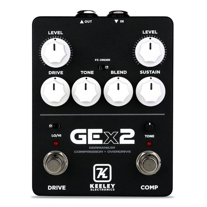 Keeley XIX Anniversary GEX2 Germanium Compressor + Germanium Overdrive