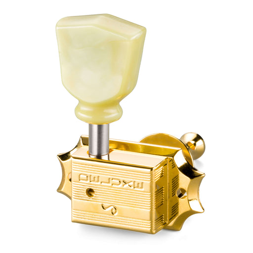 Schaller G-Series Vintage Single Ring Keystone Tuners 10mm Gold 10140523.16.36