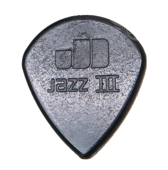 Dunlop Black Nylon Jazz III Guitar Picks 36-Pack 47B3S