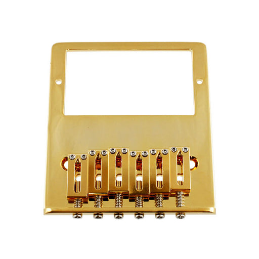 Gotoh 6-Saddle Humbucker Tele Bridge For Telecaster Gold TB-0031-002