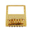 Gotoh 6-Saddle Humbucker Tele Bridge For Telecaster Gold TB-0031-002