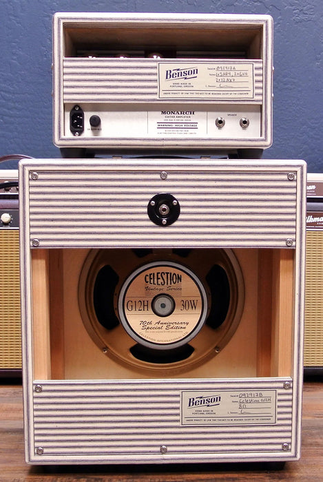 Benson Amps Monarch Head & 1x12 Cabinet Classic Striped/Oxblood