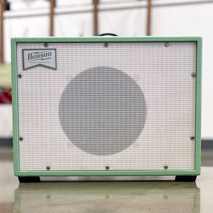 Benson Amps Earhart Reverb 1x12 Combo Amplifier Surf Green White Grill