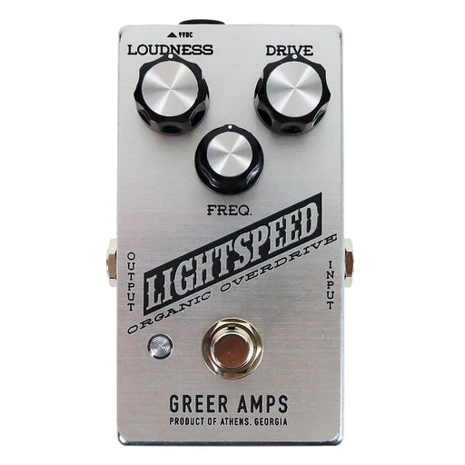 Greer Amps Lightspeed Organic Natural Overdrive Limited Moonshot Silver
