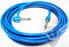 20' George L's .225 Guitar Bass Cable Blue w/ Right Angle Plug