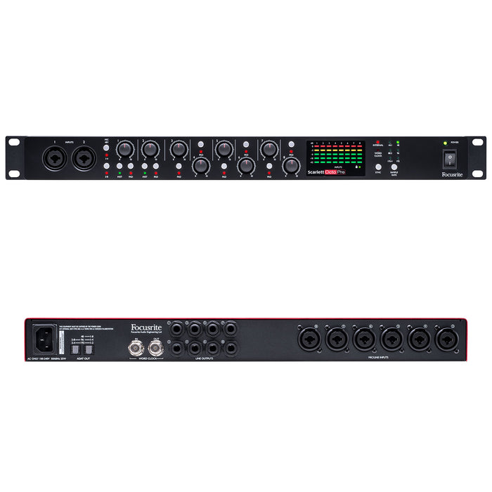 Focusrite Scarlett Octopre Eight-Channel Mic Preamp With ADAT Connectivity