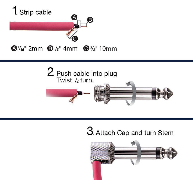 Lava Cable Tightrope V2 Twistlock Solder-Free Pedal Board Kit