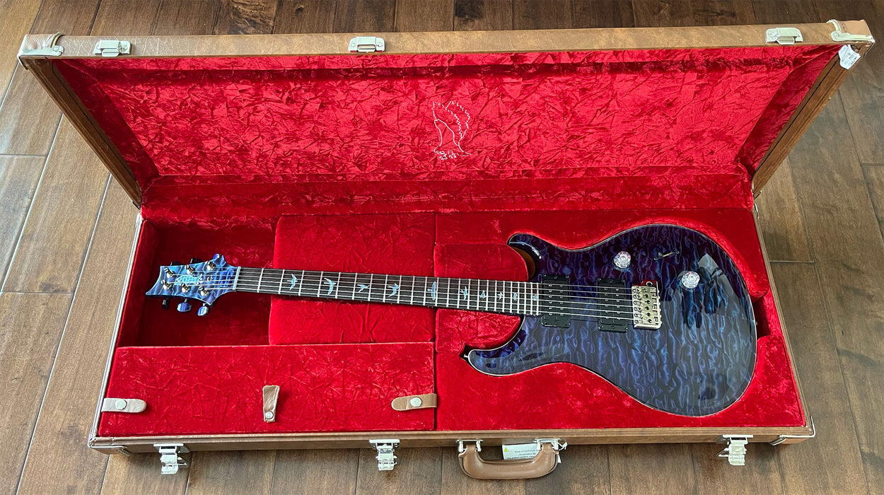 PRS Private Stock Brazilian Custom 24 Electric Guitar Aqua Violet Nitro 10264