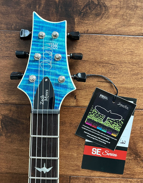 PRS 2022 SE Zach Myers Electric Guitar Myers Blue CTIE11752