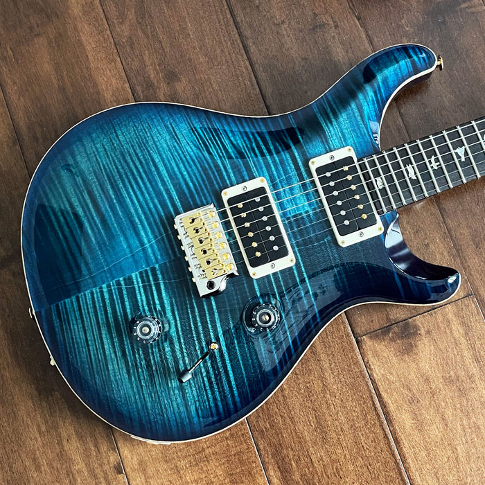 PRS Custom 24 Pattern Thin Cobalt Blue Hybrid Package 10-Top 0352847