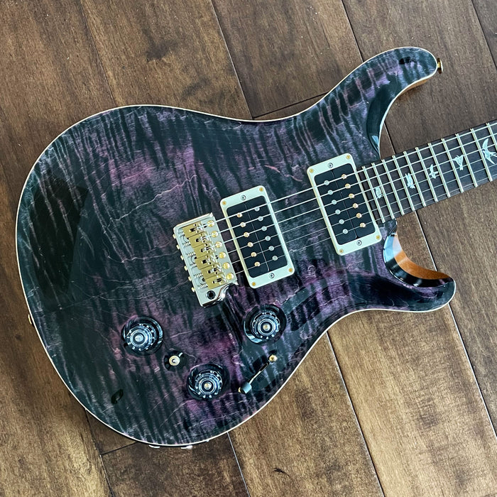 PRS Custom 24 Piezo Pattern Thin Purple Iris Hybrid Package 10-Top 0347952