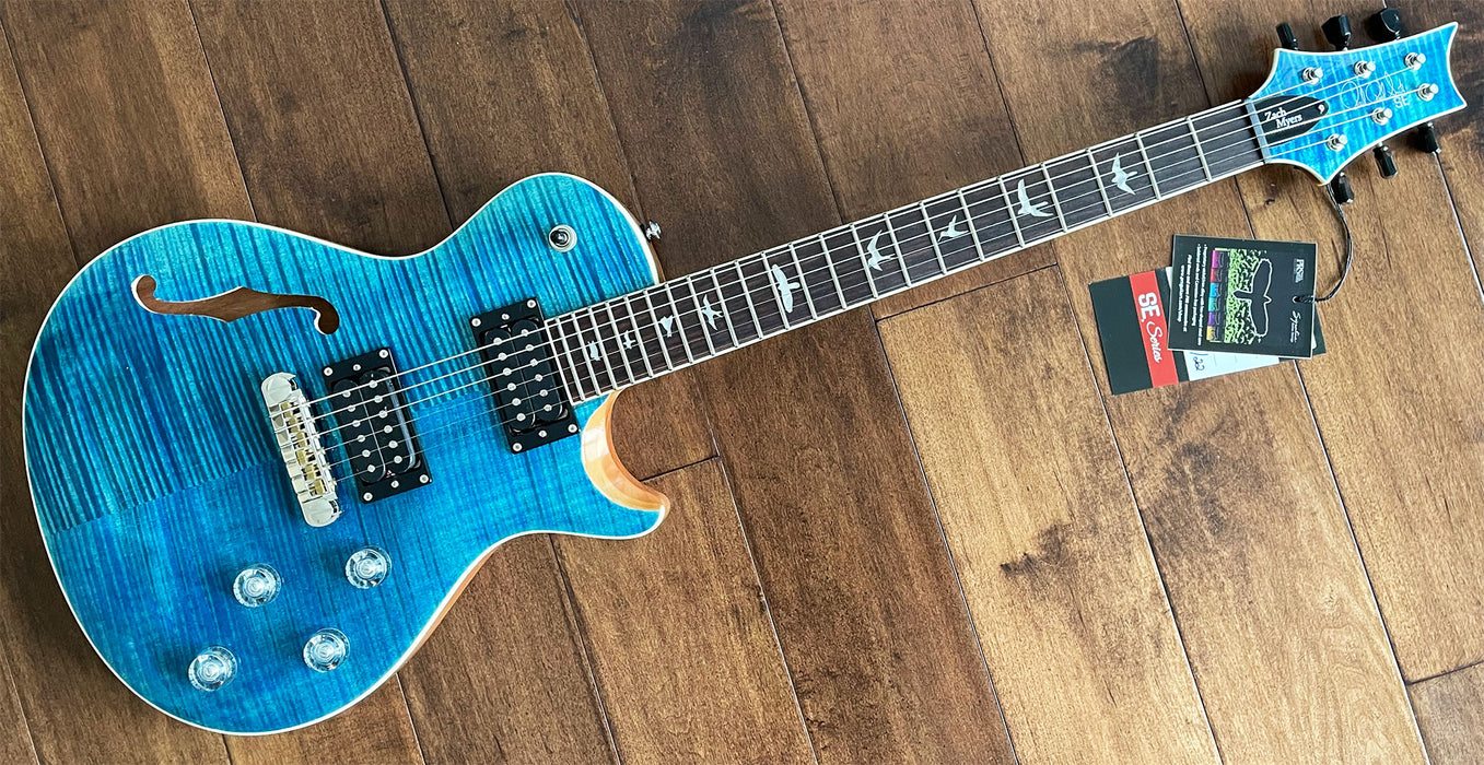 PRS 2022 SE Zach Myers Electric Guitar Myers Blue CTIE11752