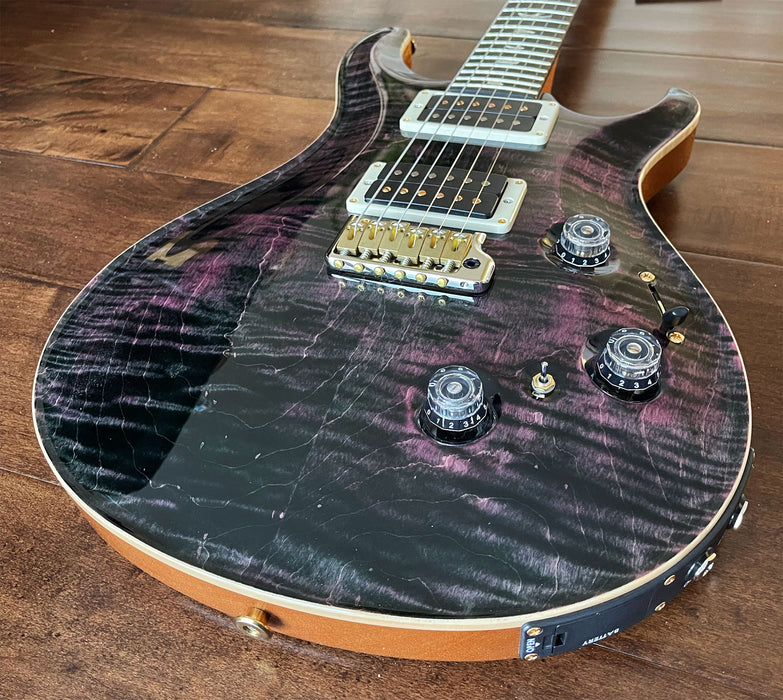 PRS Custom 24 Piezo Pattern Thin Purple Iris Hybrid Package 10-Top 0347952