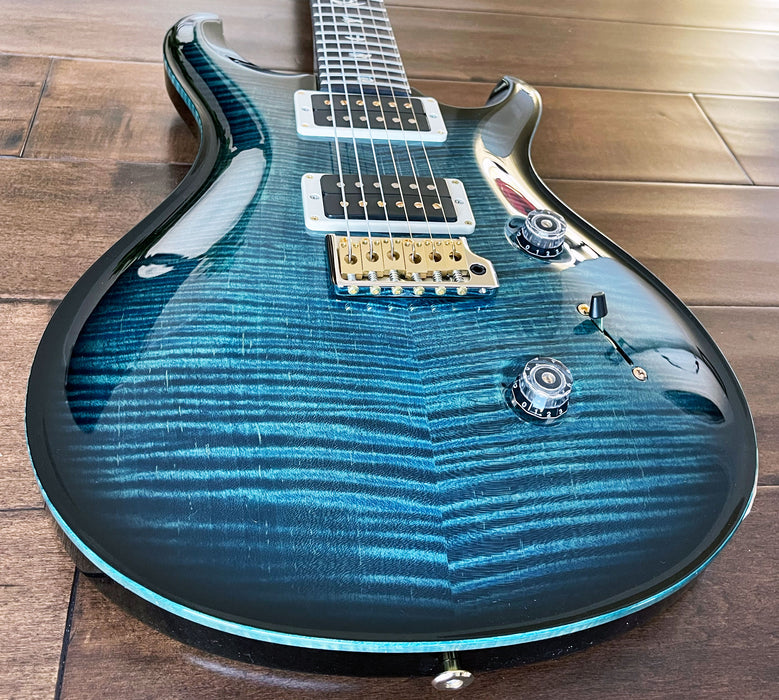 PRS Custom 24 Electric Guitar Cobalt Smokeburst Hybrid Package 10-Top 0354342