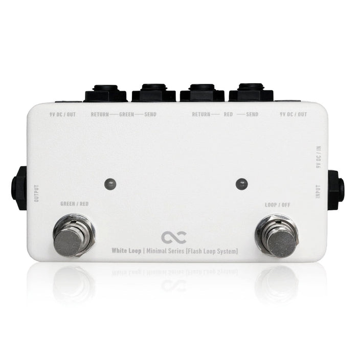 One Control Minimal Series White Loop 2-Loop True Bypass Looper OC-M-WL