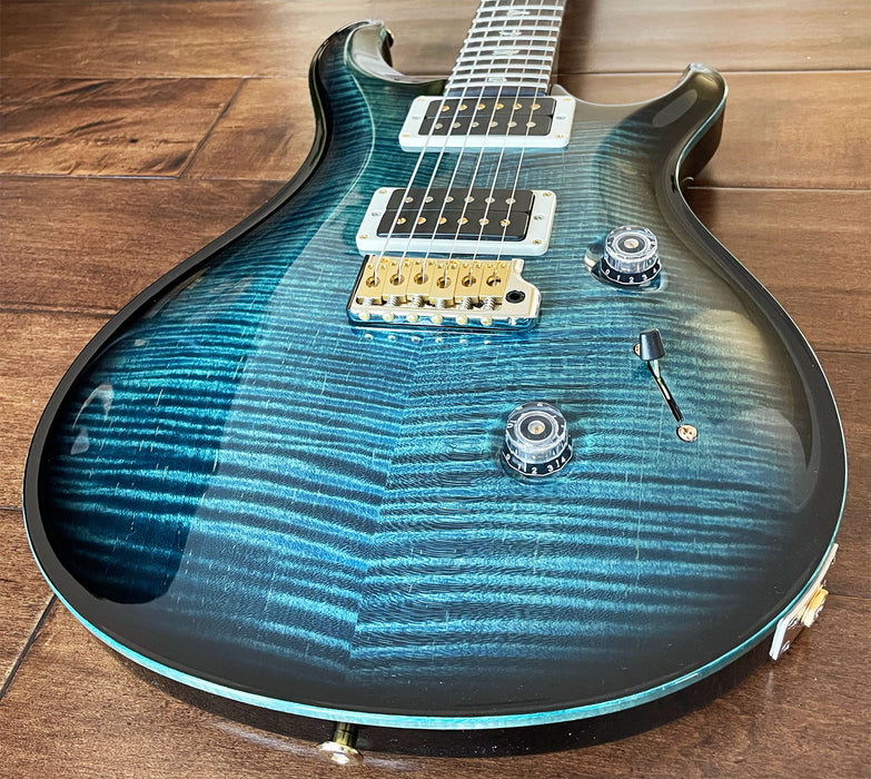 PRS Custom 24 Electric Guitar Cobalt Smokeburst Hybrid Package 10-Top 0354342