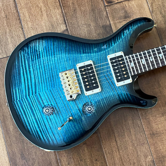 PRS Custom 24 Electric Guitar Cobalt Smokeburst Hybrid Package 10-Top 0354342
