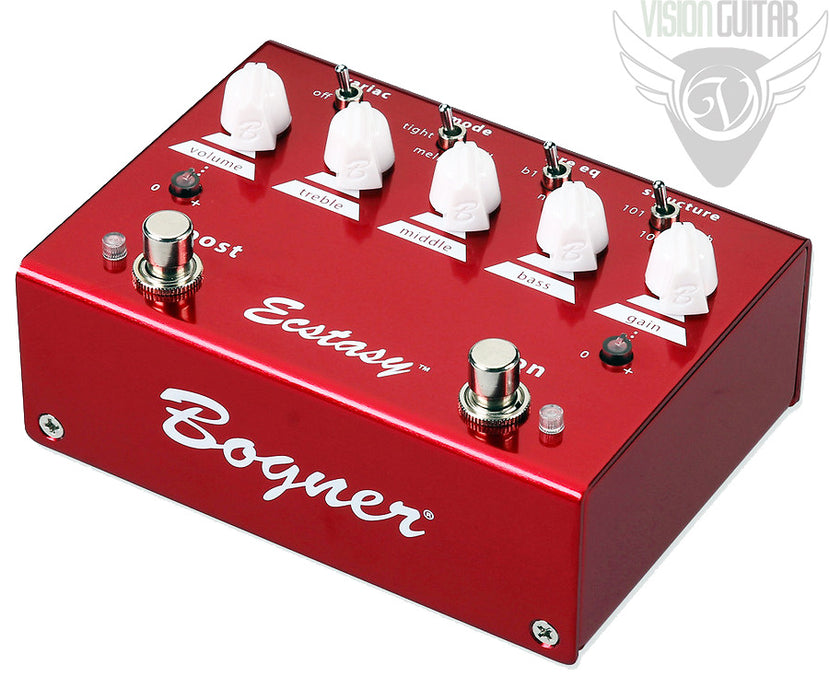Bogner Amplification Ecstasy Red Distortion Overdrive Pedal