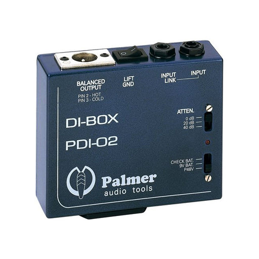 Palmer Audio Tools PDI-02 Active DI Box - Low Noise Discrete Input Amp