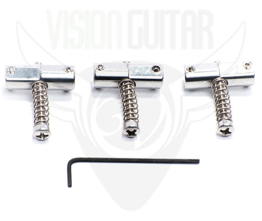 Callaham (3) Enhanced Vintage Compensated Tele Saddles Stainless Steel