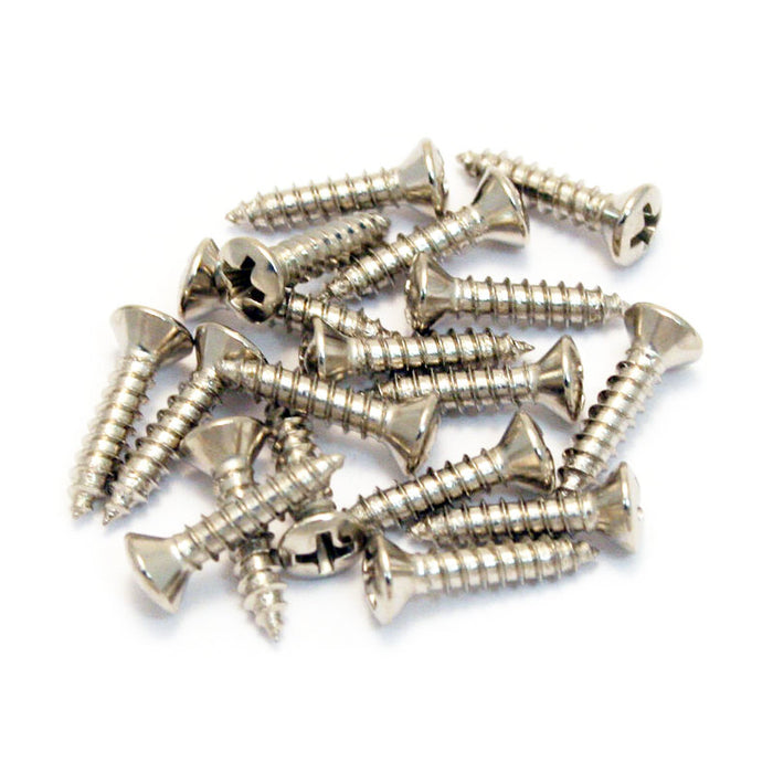 Callaham Stainless Steel Phillips Head Pickguard Screws (19)