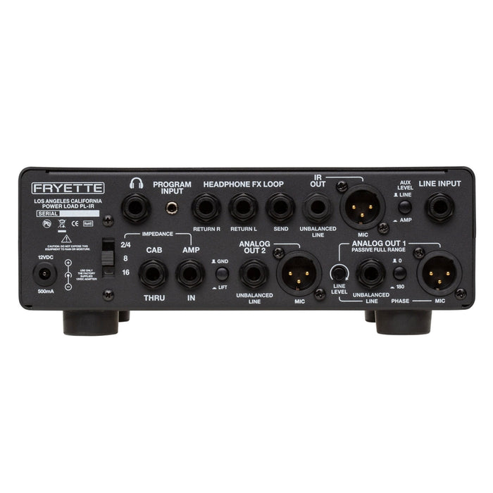 Fryette PL-IR Power Load Tunable Reactive Load Analog Cab + IR