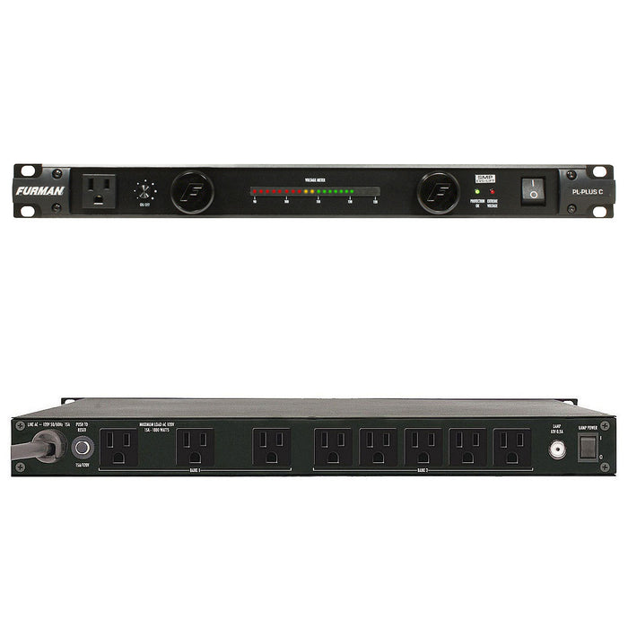Furman PL-PLUSC 15A Power Conditioner With Lights Voltmeter