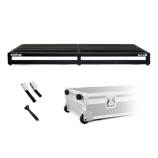 PedalTrain PT-TER-TCW Terra 42 Pedalboard With Wheeled Tour Case 42"X14.5"