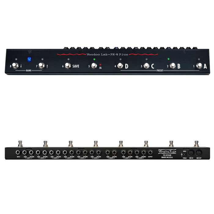 Voodoo Lab PX-8 Plus True Bypass Programmable Pedal Switcher