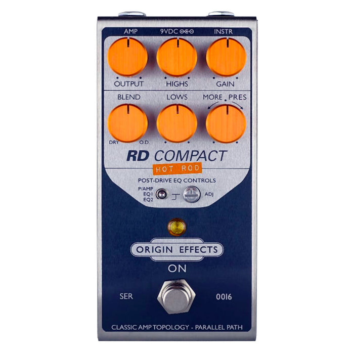 Origin Effects RD Compact Revival Drive Hot Rod Overdrive